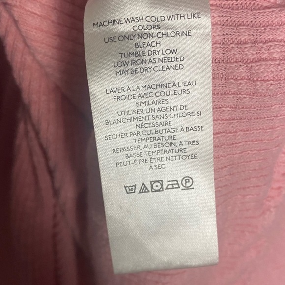 Free People Casey Tunic Heart Haze Women’s Large Knit Sweater Ribbed Mock Neck - Picture 8 of 9